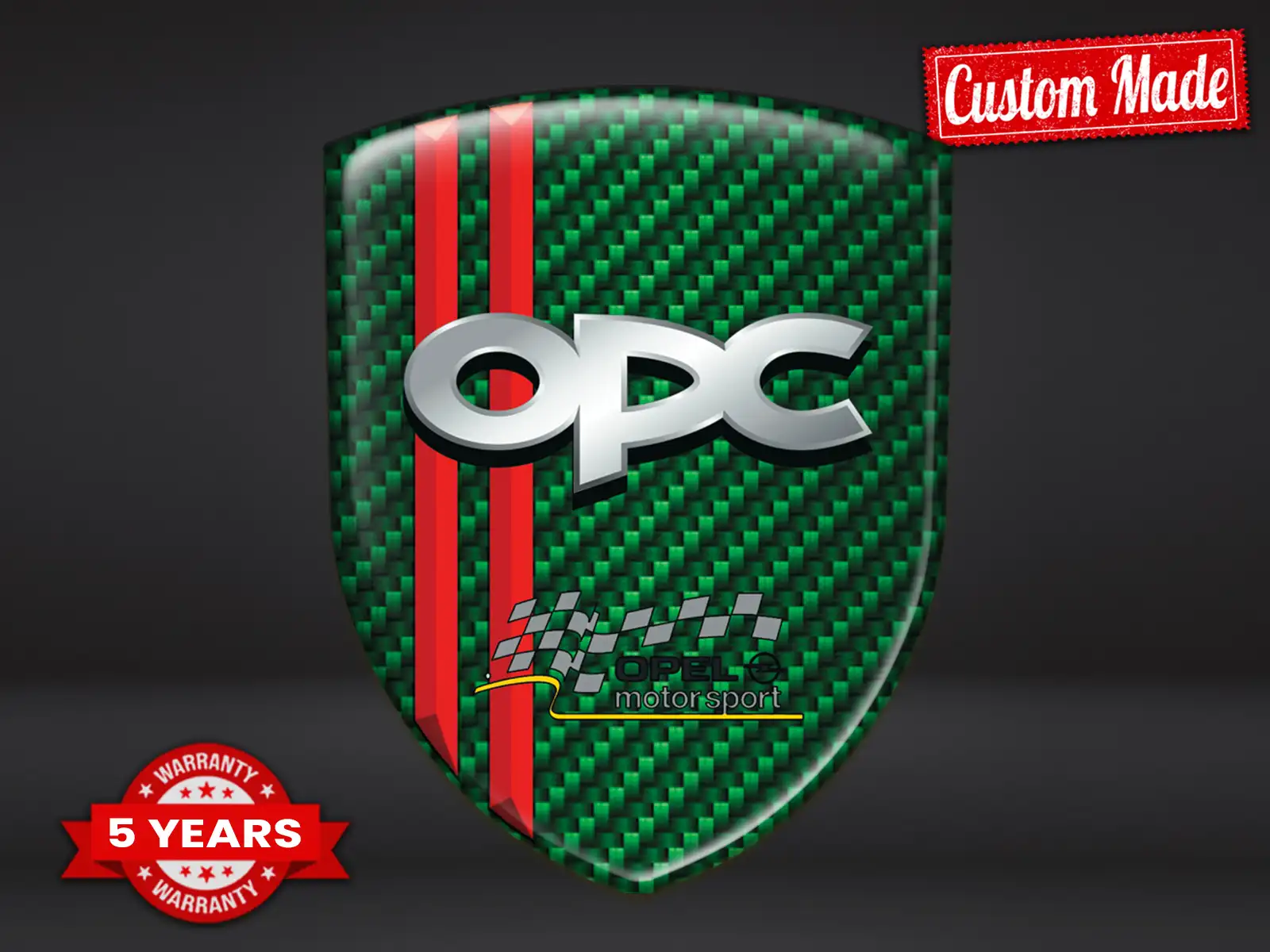 OPC Automobil Silikon Logos Stil Stern Anpassbar